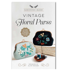 Zakka Workshop ON ORDER-Vintage Floral Purse, Pattern and Hardware Kit