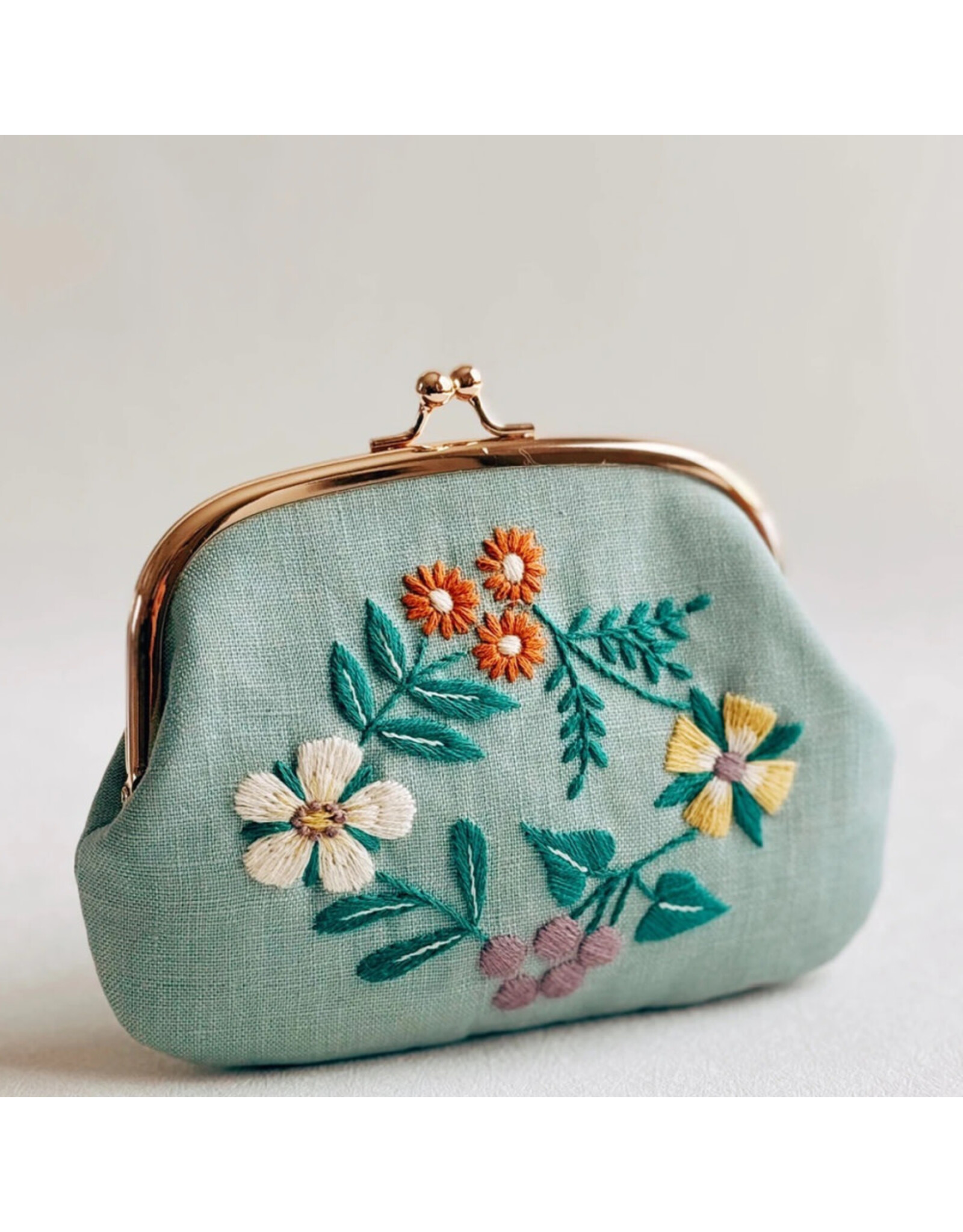 Zakka Workshop Vintage Floral Purse, Pattern and Hardware Kit