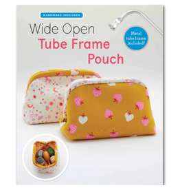 Zakka Workshop Wide Open Tube Frame Pouch, Pattern and Hardware Kit