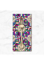 PD's Monika Forsberg Collection The City of Dreams, Birch Lane in Magenta, Dinner Napkin