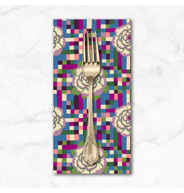 PD's Monika Forsberg Collection The City of Dreams, Birch Lane in Magenta, Dinner Napkin