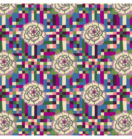 Monika Forsberg The City of Dreams, Birch Lane in Magenta, Fabric Half-Yards