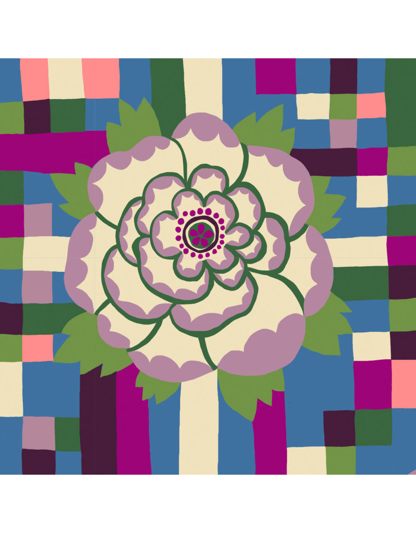 Monika Forsberg The City of Dreams, Birch Lane in Magenta, Fabric Half-Yards