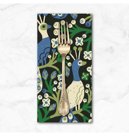 PD's Monika Forsberg Collection The City of Dreams, Holland Park in Black, Dinner Napkin