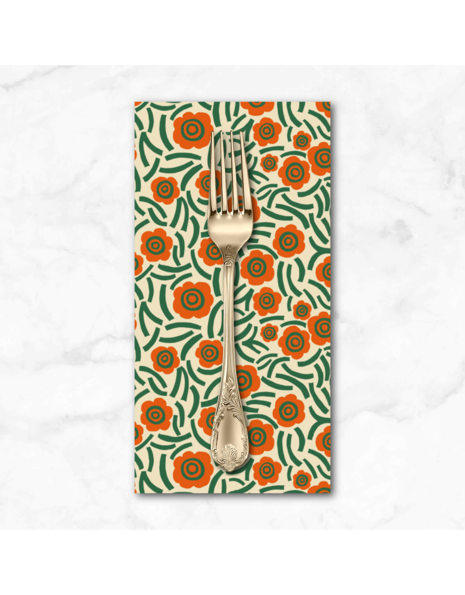 PD's Monika Forsberg Collection The City of Dreams, Mornington Crescent in Ivory, Dinner Napkin