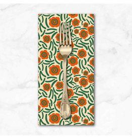 PD's Monika Forsberg Collection The City of Dreams, Mornington Crescent in Ivory, Dinner Napkin