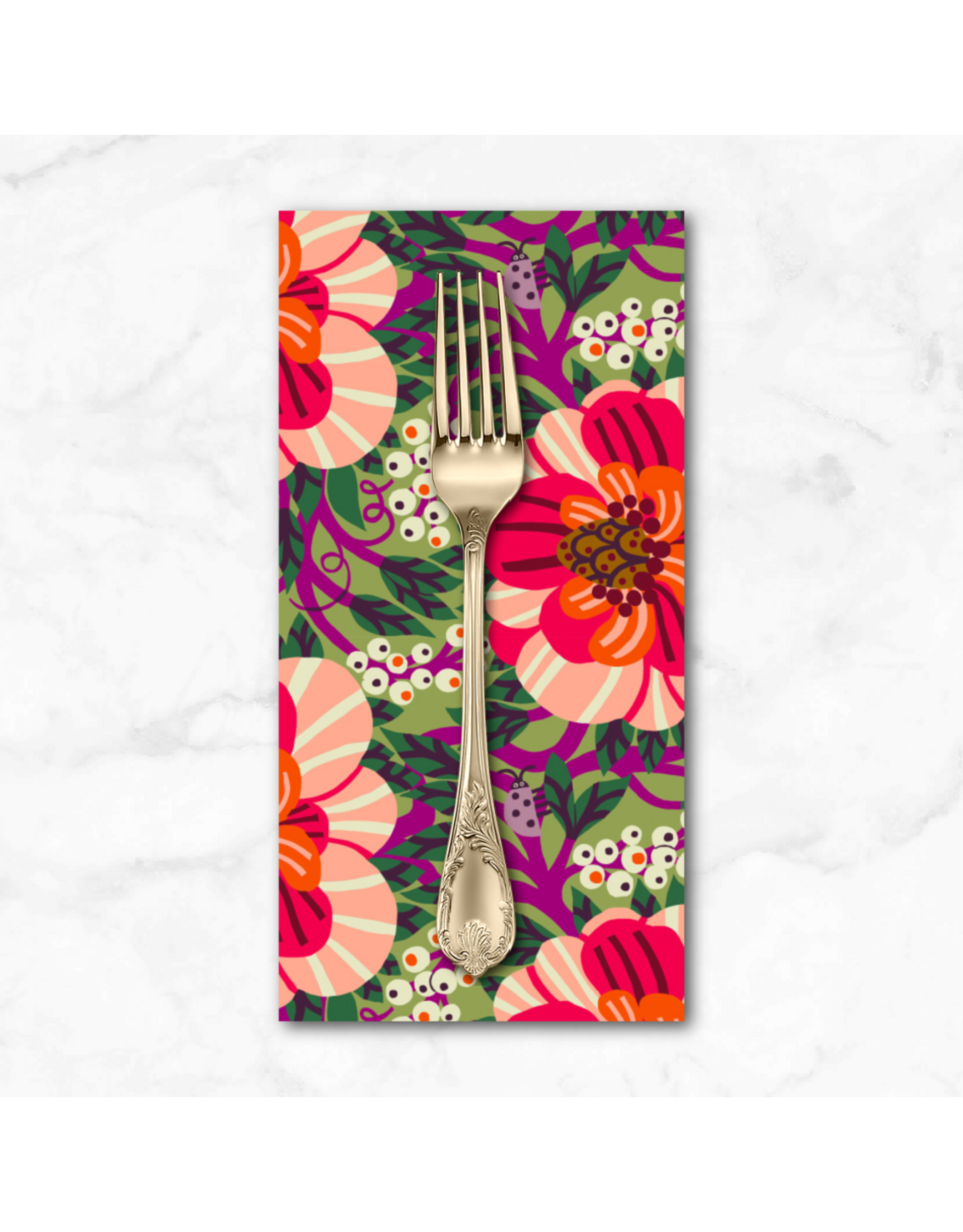 PD's Monika Forsberg Collection The City of Dreams, Muswell Hill in Multi, Dinner Napkin