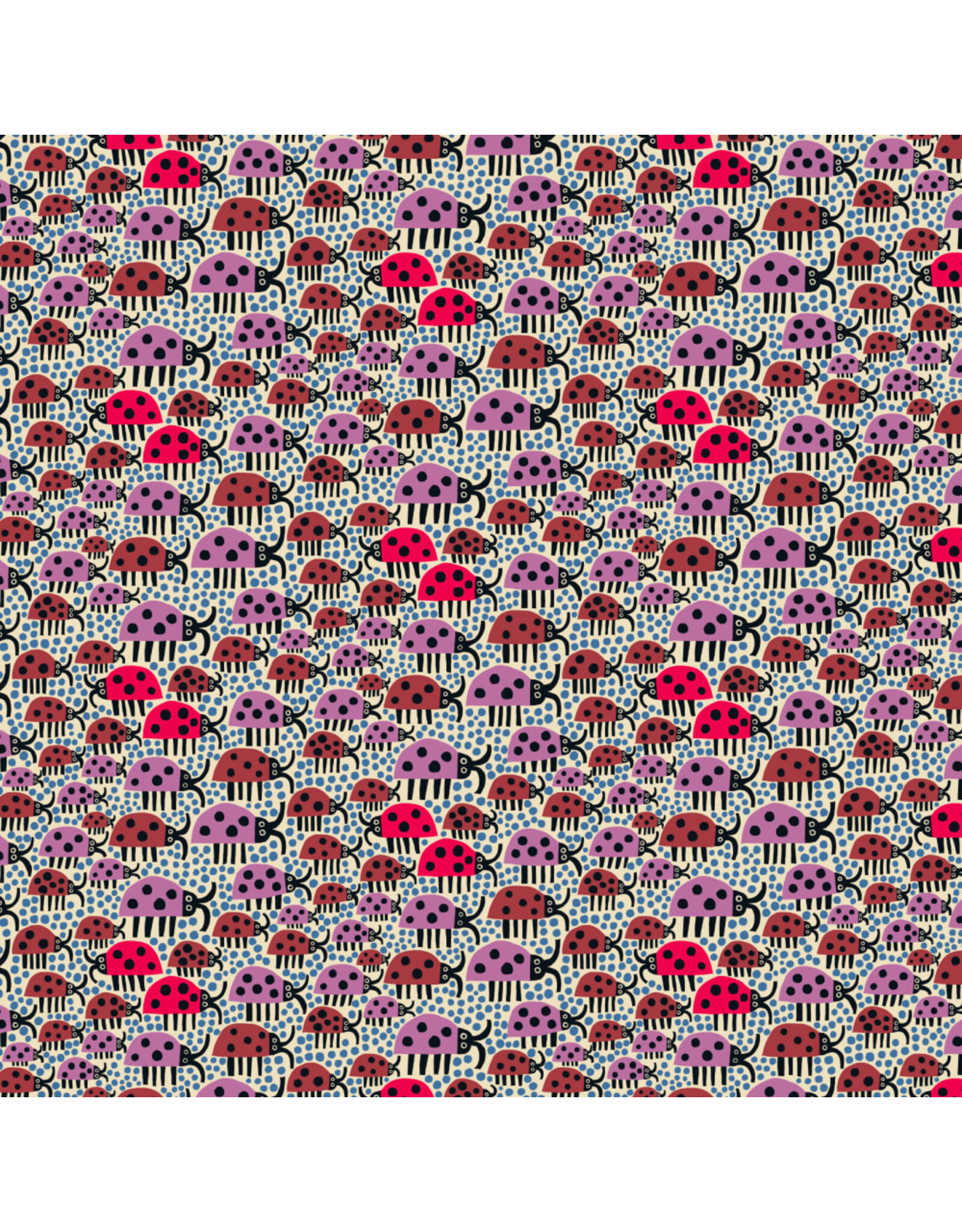 Monika Forsberg The City of Dreams, Old Street in Ivory, Fabric Half-Yards