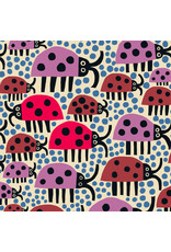 Monika Forsberg The City of Dreams, Old Street in Ivory, Fabric Half-Yards