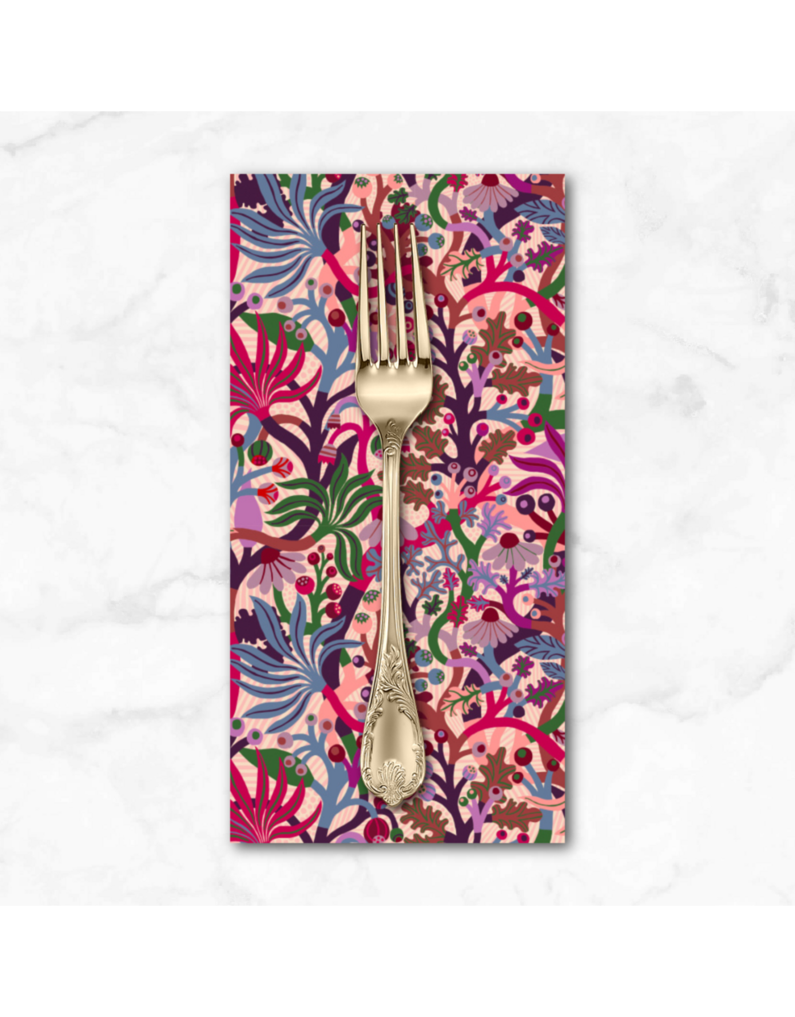 PD's Monika Forsberg Collection The City of Dreams, Parkland Walk in Multi, Dinner Napkin