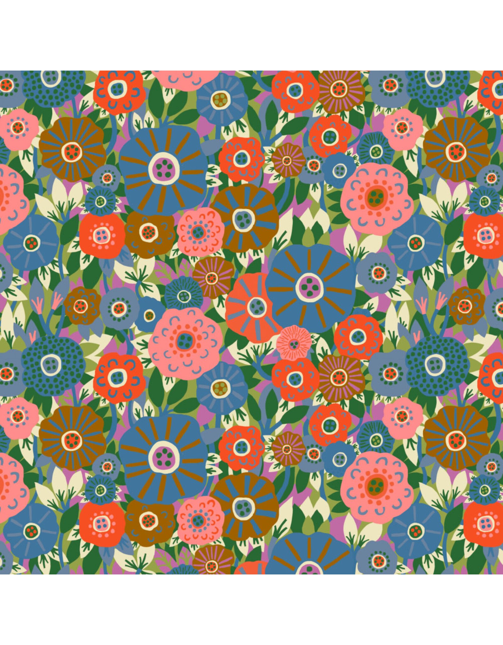 Monika Forsberg The City of Dreams, Primrose Hill in Multi, Fabric Half-Yards