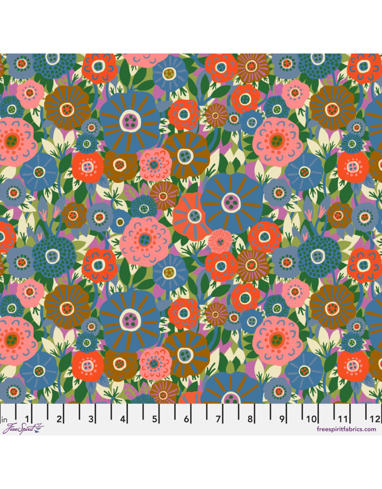 Monika Forsberg The City of Dreams, Primrose Hill in Multi, Fabric Half-Yards