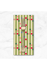 PD's Monika Forsberg Collection The City of Dreams, Soho Square in Lime, Dinner Napkin