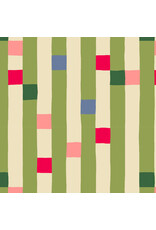 PD's Monika Forsberg Collection The City of Dreams, Soho Square in Lime, Dinner Napkin