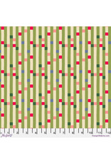 Monika Forsberg The City of Dreams, Soho Square in Lime, Fabric Half-Yards