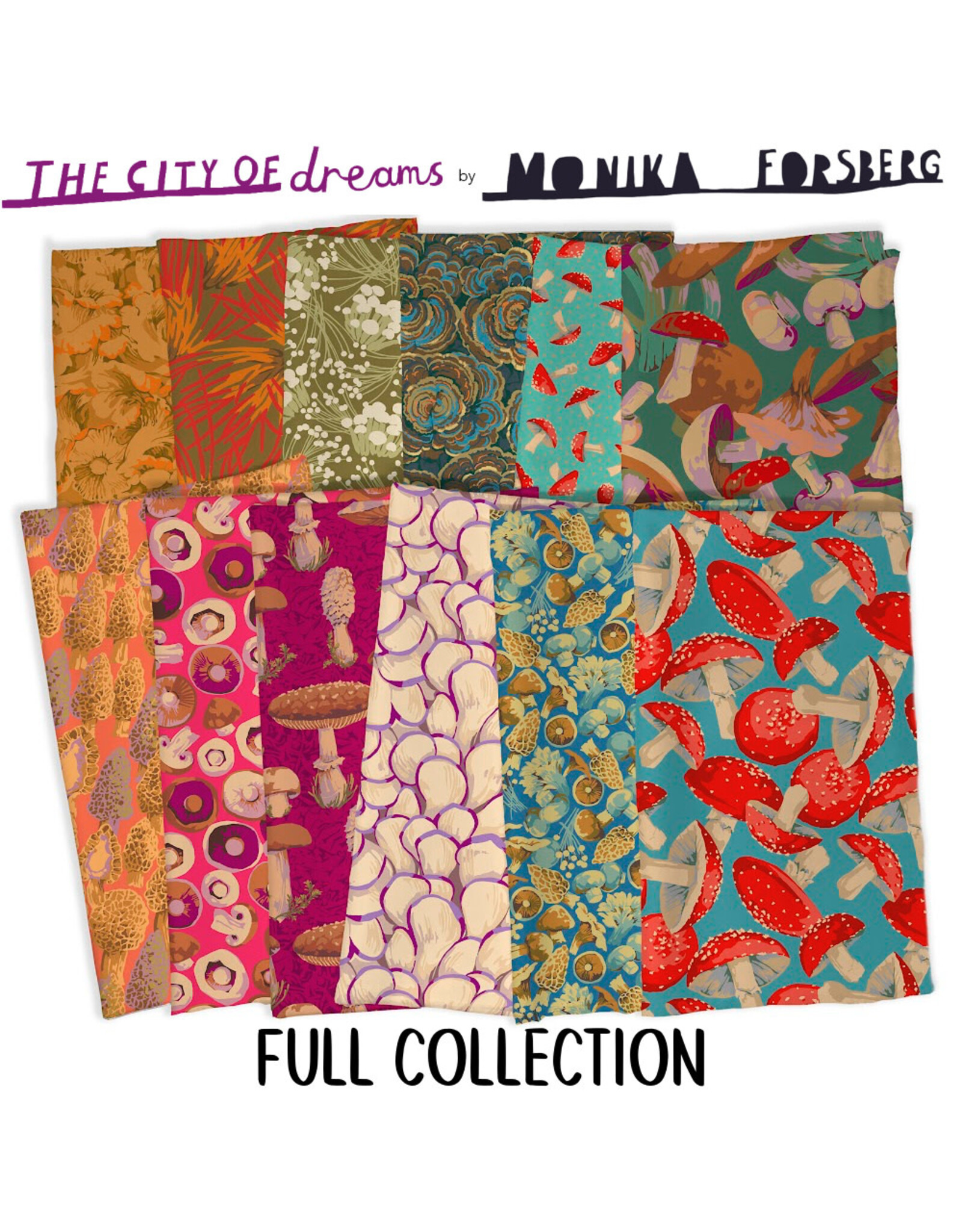 Monika Forsberg The City of Dreams Fat Quarter Bundle - 12 pc.