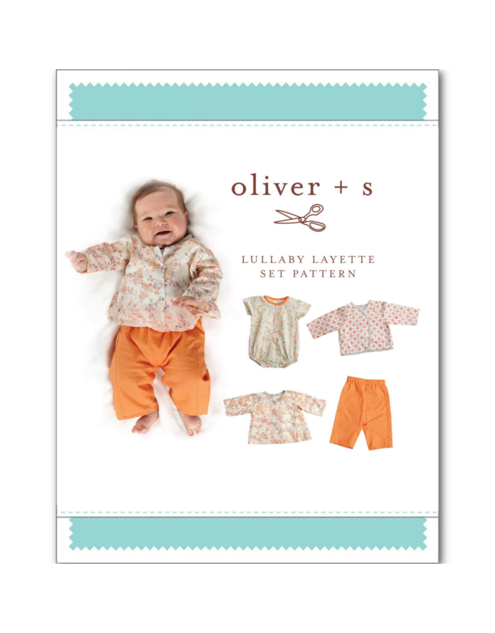 Oliver + S Oliver+S’s Lullaby Layette Set Pattern - Size 0-24M
