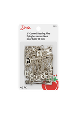 Dritz Curved Basting Safety Pins - Sz 3 (2") - 40ct.