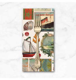 PD's Moda Collection Saltwater, Flat Lay Patchwork in Nautical, Dinner Napkin