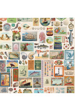 Moda Saltwater, Flat Lay Patchwork in Nautical, Fabric Half-Yards