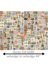 Moda Saltwater, Flat Lay Patchwork in Nautical, Fabric Half-Yards