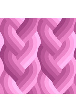 Emily Van Hoff Echo, Braid in Purple, Fabric Half-Yards