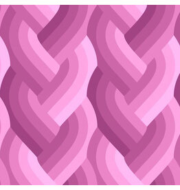 Emily Van Hoff Echo, Braid in Purple, Fabric Half-Yards