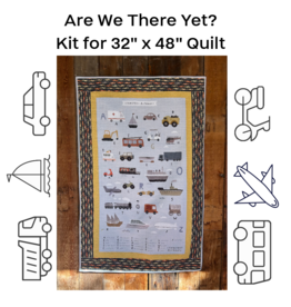 Dear Stella Are We There Yet?, Quilt Kit, 32" x 48"