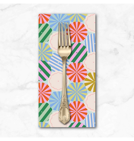 PD's Faye Guanipa Collection Paradise Royal, Under My Umbrella in Multi, Dinner Napkin