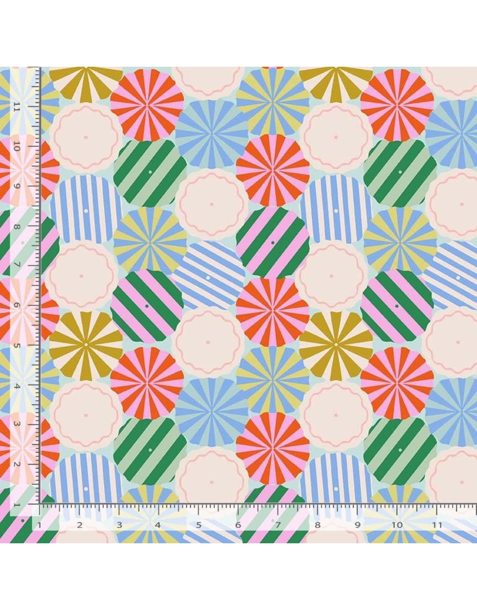 PD's Faye Guanipa Collection Paradise Royal, Under My Umbrella in Multi, Dinner Napkin