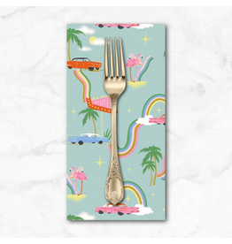 PD's Faye Guanipa Collection Paradise Royal, Psychedelia in Harbor, Dinner Napkin