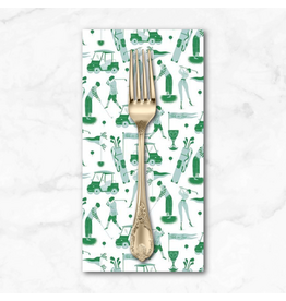 PD's Faye Guanipa Collection Paradise Royal, May the Course Be With You in Green, Dinner Napkin