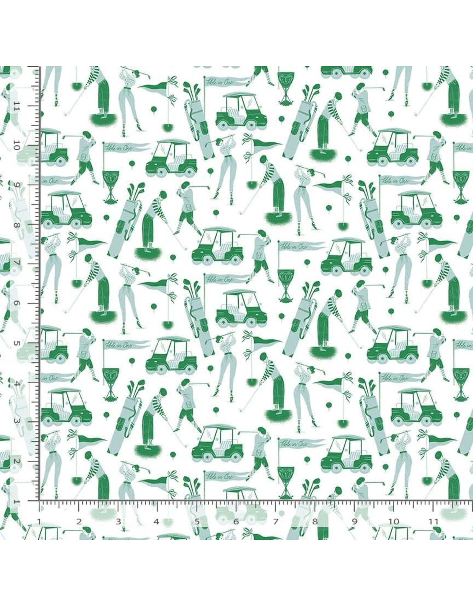 PD's Faye Guanipa Collection Paradise Royal, May the Course Be With You in Green, Dinner Napkin