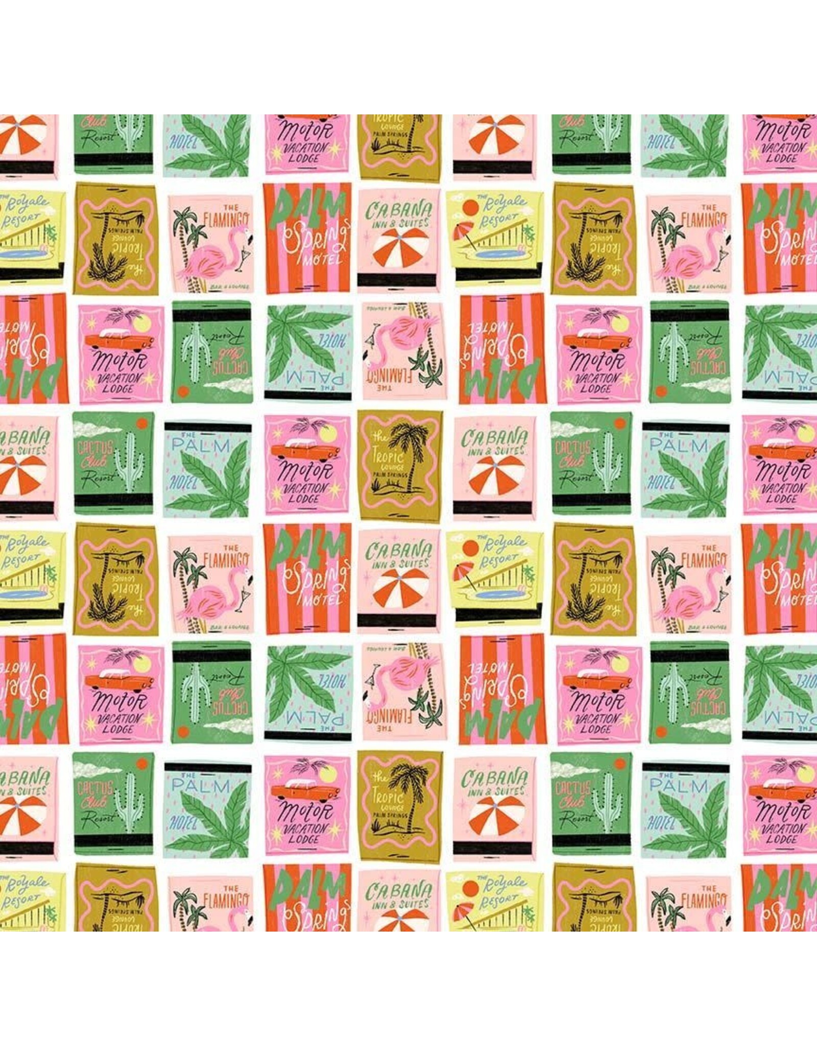 Faye Guanipa Paradise Royal, Let's Get Lit! in Multi, Fabric Half-Yards