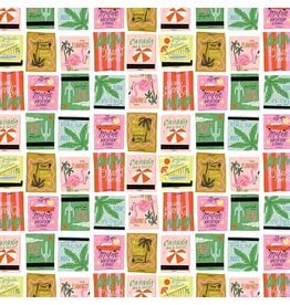 Faye Guanipa Paradise Royal, Let's Get Lit! in Multi, Fabric Half-Yards