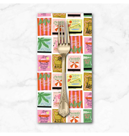 PD's Faye Guanipa Collection Paradise Royal, Let's Get Lit! in Multi , Dinner Napkin