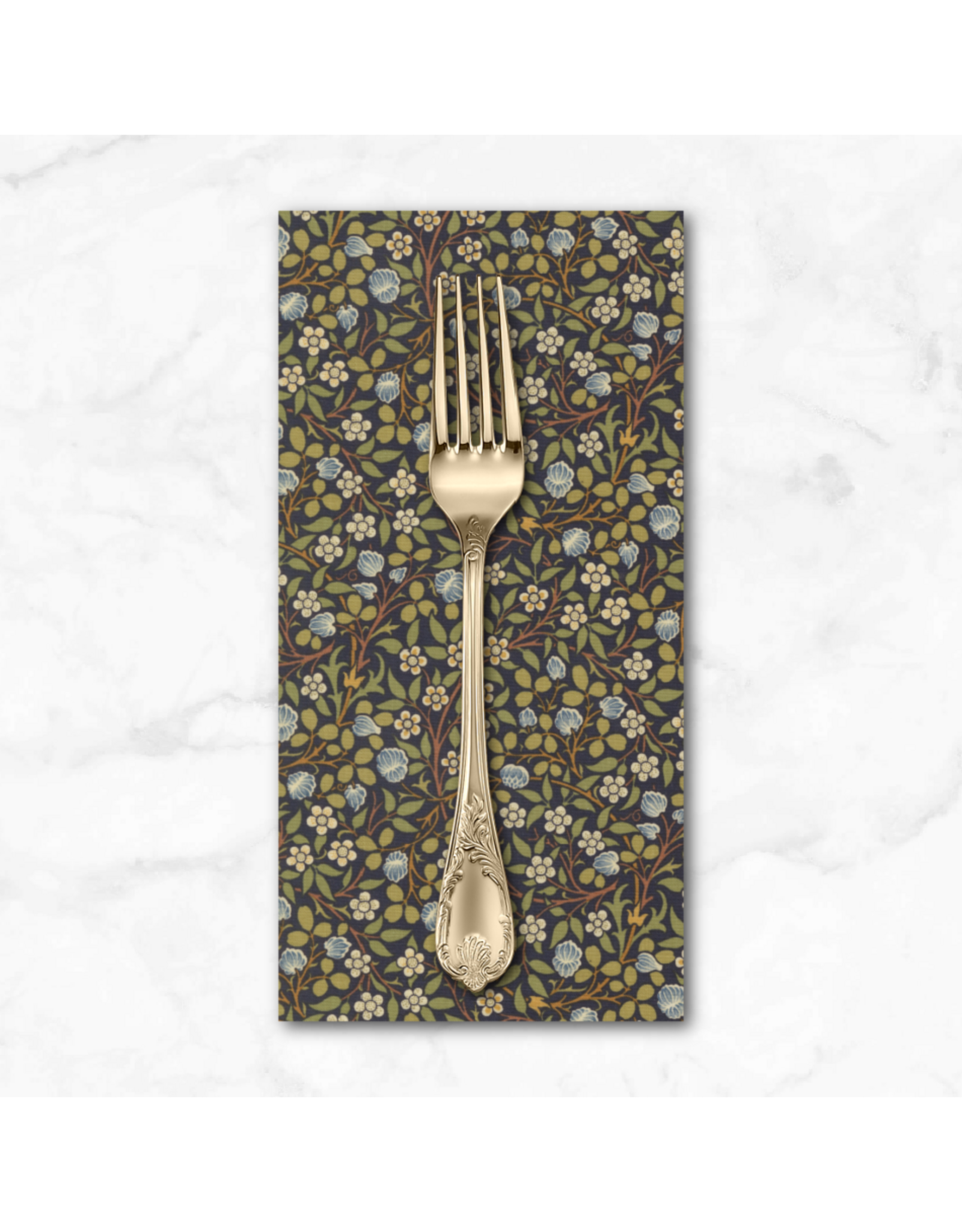 PD's Barbara Brackman Collection Morris Muse, Clover in Twilight, Dinner Napkin