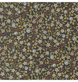 Barbara Brackman Morris Muse, Clover in Twilight, Fabric Half-Yards