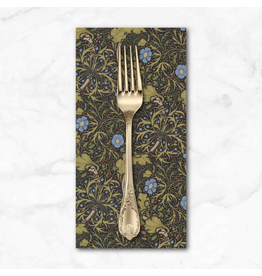 PD's Barbara Brackman Collection Morris Muse, Seaweed in Ebony, Dinner Napkin