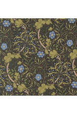 Barbara Brackman Morris Muse, Seaweed in Ebony, Fabric Half-Yards