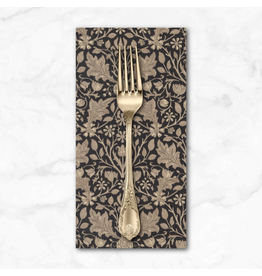 PD's Barbara Brackman Collection Morris Muse, Triple Net in Ebony, Dinner Napkin