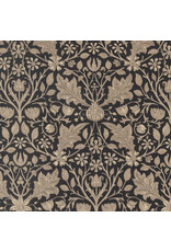 Barbara Brackman Morris Muse, Triple Net in Ebony, Fabric Half-Yards