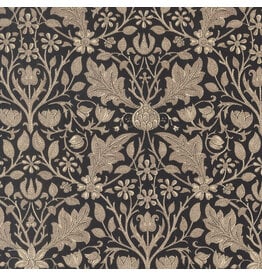 Barbara Brackman Morris Muse, Triple Net in Ebony, Fabric Half-Yards