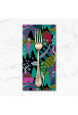 Christmas Collection Cozy Christmas, Flurry in Midnight, Dinner Napkin