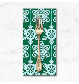 Christmas Collection Cozy Christmas, Paperflakes in Mint, Dinner Napkin