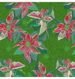 Anna Maria Cozy Christmas, Poinsettia in Housewarming, Fabric Half-Yards
