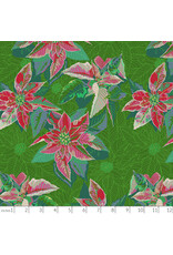 Anna Maria Cozy Christmas, Poinsettia in Housewarming, Fabric Half-Yards