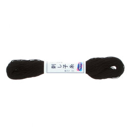 Olympus Sashiko Thread, Black, 22 yd. skein, 100% Cotton