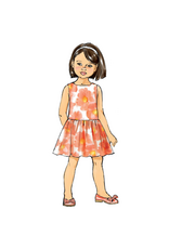 Butterick Butterick Girls' Dress Pattern B6201, Sizes 6-8