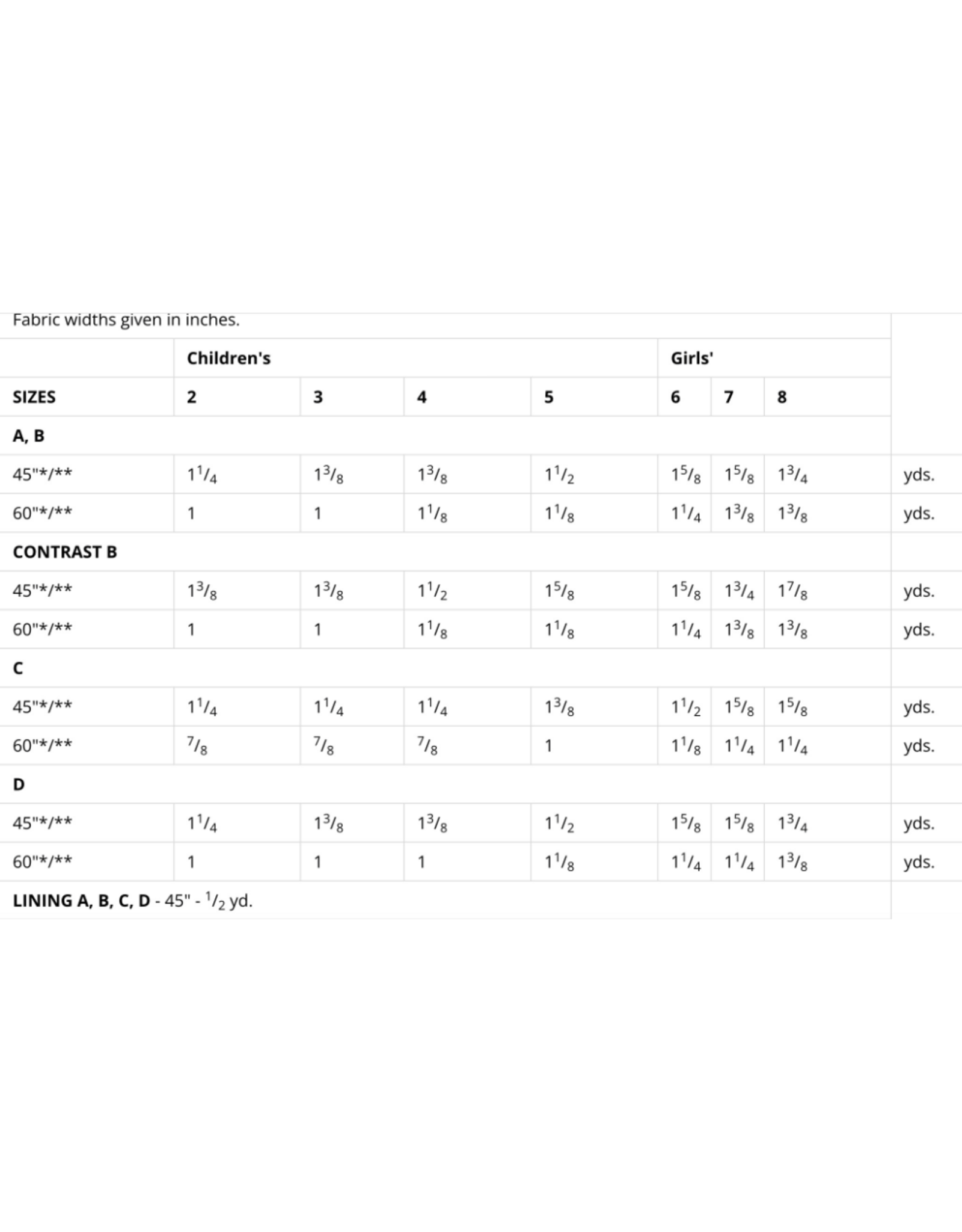 Butterick Butterick Girls' Dress Pattern B6201, Sizes 6-8